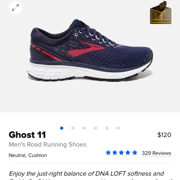 ghost 11 men's road running shoes